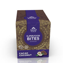 Load image into Gallery viewer, Superfood Snack Bites, Cacao Coconut, 8ct