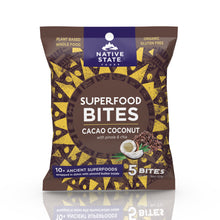 Load image into Gallery viewer, Superfood Snack Bites, Cacao Coconut, 8ct