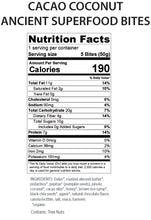 Load image into Gallery viewer, Superfood Snack Bites, Cacao Coconut, 8ct