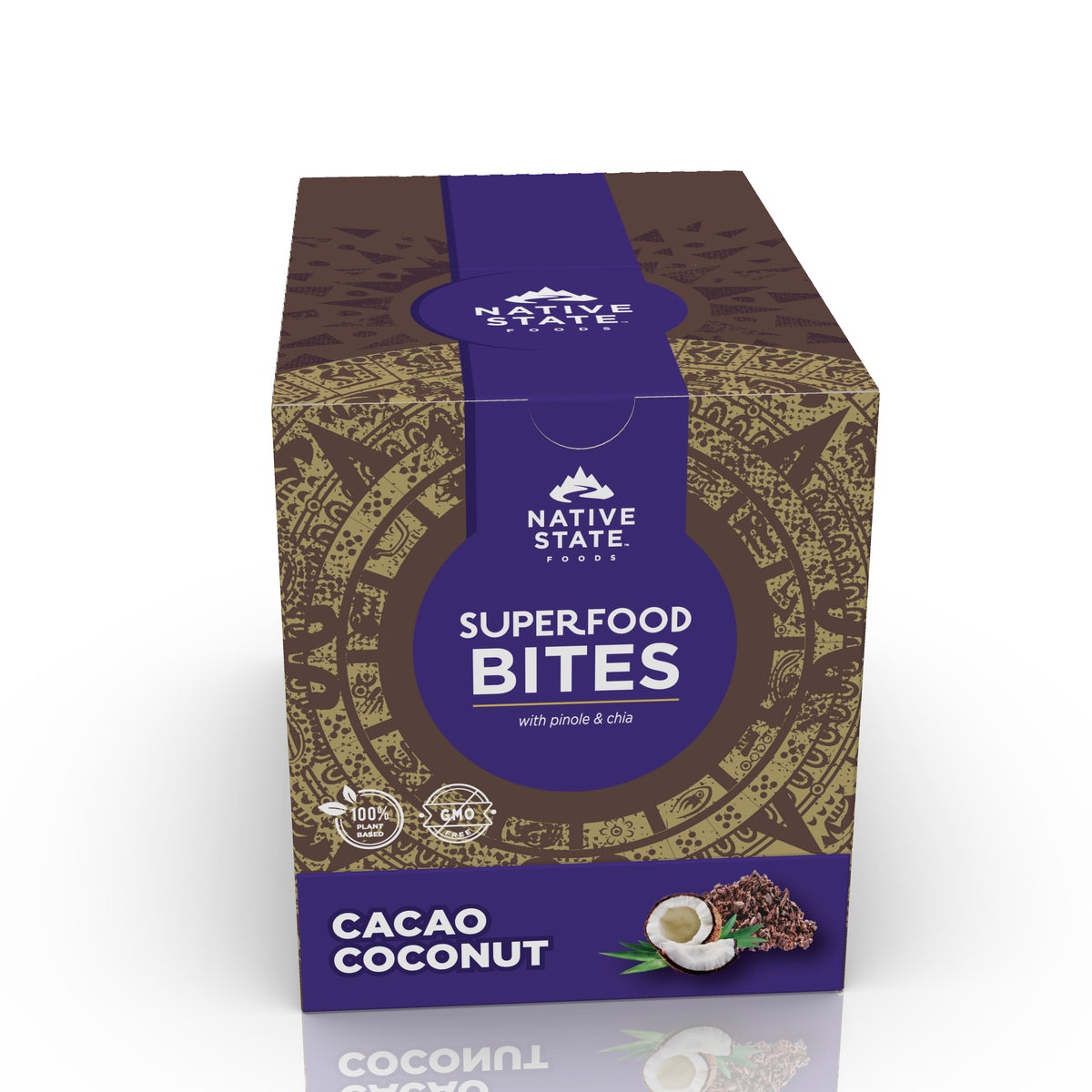 Organic Superfood Snack Bites, Cacao Coconut, 8ct – Native State Foods