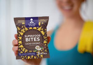 Superfood Snack Bites, Cacao Coconut, 8ct
